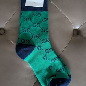 Unisex Fashion Socks Blue/Green